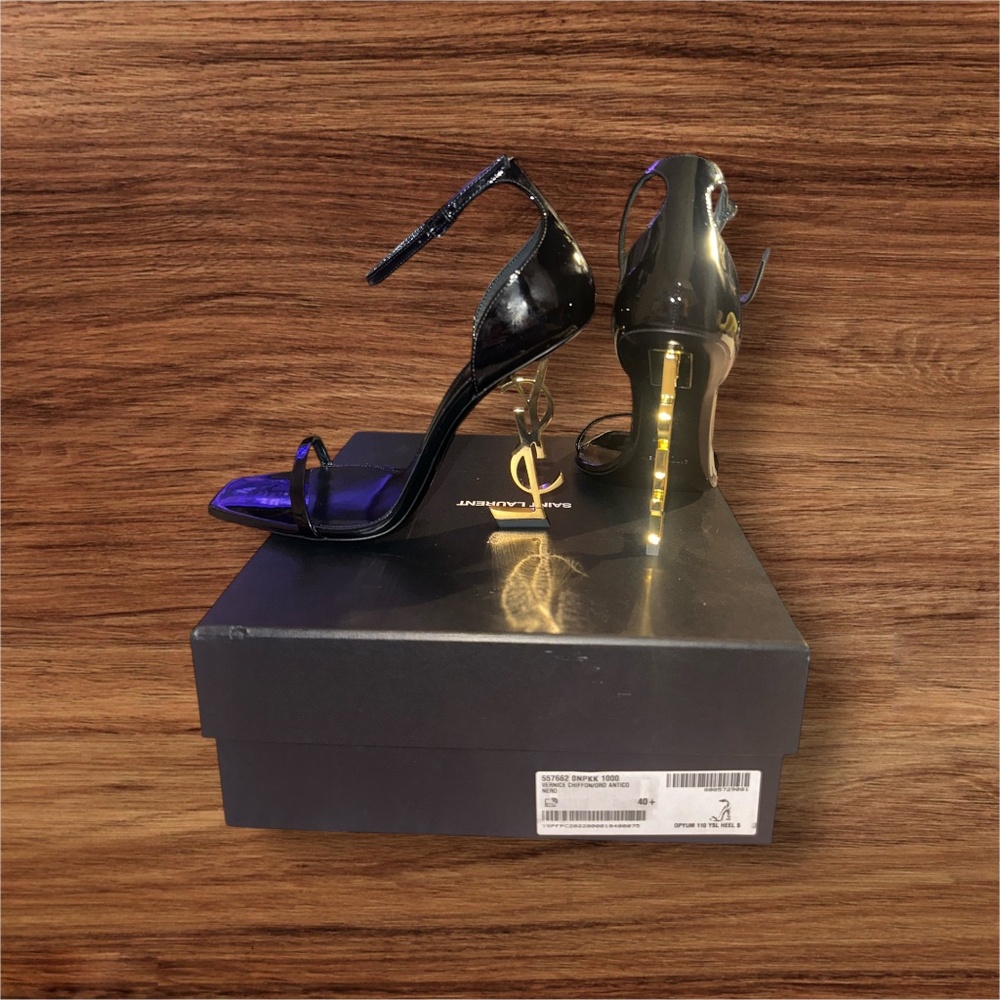 Saint Laurent Opyum sandals SIZE 40.5 - Picture 4 of 8